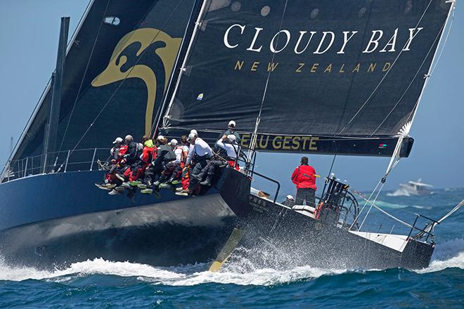 Beau Geste flying - 2016 Rolex Sydney Hobart Yacht Race © Steve Christo